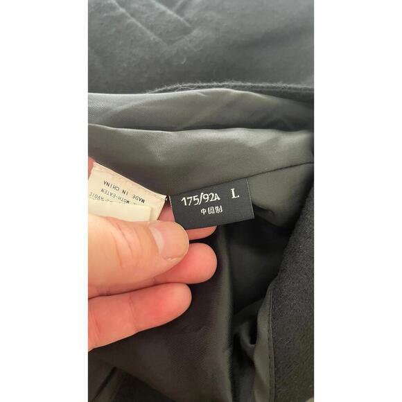 CROQUIS BLACK BOILED WOOL 1 BUTTON BLAZER - Picture 8 of 9